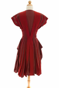Designer italien robe rouge